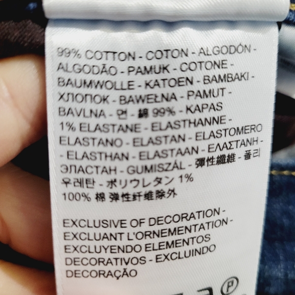 Levi’s 524 Bootcut Jeans Women’s Size 13 W31 L30 Dark Wash Stretch Denim  Casual - Picture 13 of 13